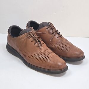 Cole Haan 2.Zerogrand Laser Wingtip Oxford Leather Dress Casual Shoes Men's 13